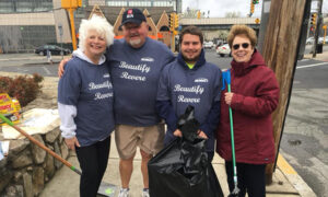 BIC members at a cleanup event