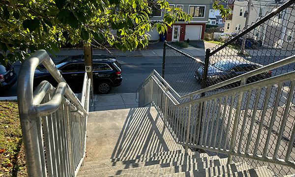 Winthrop Ave staircase